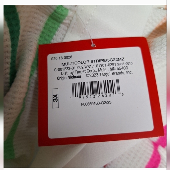 Wondershop Women's Rainbow Striped Thermal Pajama Jogger Pants - Sz 3x NWT - Picture 7 of 7